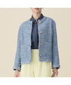 【自由区/JIYU-KU】のファンシーノットツイードノーカラー ジャケット 人気、トレンドファッション・服の通販 founy(ファニー) ファッション Fashion レディースファッション Fashion for Women アウター Coat / Outerwear Collection レディースジャケット・軽アウター Jackets ノーカラージャケット / シンプル上品コーデ Collarless Jackets エレガント 上品 Elegant 春 Spring カーディガン Cardigan, Knitwear グログラン Grosgrain, Grosgrain Ribbon ジャケット Jacket, Outerwear ツイード Twill, Twill Weave フリンジ Fringe, Tassel メッシュ Mesh, Net Fabric ラグジュアリー Luxury, Elegant リボン Ribbon, Bow リラックス Relax, Relaxed Fit S/S・春夏 SS, Spring/Summer, Warm Season 夏 Summer thumbnail ブルー|ID: prp329100004800198 ipo3291000000034826646