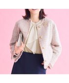 【自由区/JIYU-KU】のファンシーノットツイードノーカラー ジャケット ベージュ|ID: prp329100004800198 ipo3291000000035698229