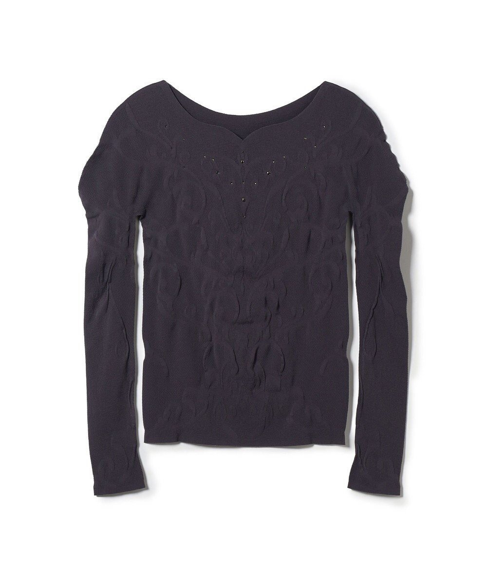 【チャコット/Chacott】の【ノーソーイングニット】クリスタルバレリーナネックニット 人気、トレンドファッション・服の通販 founy(ファニー) ファッション Fashion レディースファッション Fashion for Women トップス・カットソー Cut & Sew Tops ニット Knit Tops & Sweaters クリスタル Crystal, Swarovski ストレッチ Stretch, Stretchy Fabric スワロフスキー Swarovski, Crystal Accent デコルテ Décolleté, Neckline バレエ Ballet, Ballet Style フィット Fit, Slim Fit ヨガ Yoga, Yoga Wear レギンス Leggings, Stretch Pants レーシー Lacy, Lace-Like ワーク Workwear, Utility Style おすすめ Recommended / Our Picks クリスマス X'mas Christmas / X'mas ギフト プレゼント Gift / Present other-1|ID: prp329100004800208 ipo3291000000034826676