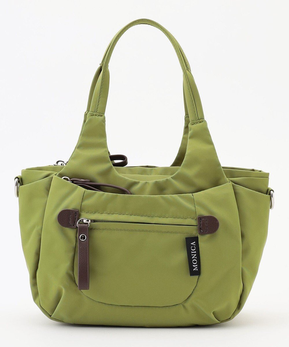 【ラ バガジェリー/LA BAGAGERIE】の【MONICA】ラウンド2WAYミニトートバッグ インテリア・キッズ・メンズ・レディースファッション・服の通販 founy(ファニー) ファッション Fashion レディースファッション Fashion for Women バッグ Bags スマート Smart, Elegant ポケット Pocket, Pocket Detail マグネット Magnet, Magnetic Closure ラウンド Round, Round Neck 軽量 Lightweight, Ultra Light グリーン|ID: prp329100004800210 ipo3291000000034826683