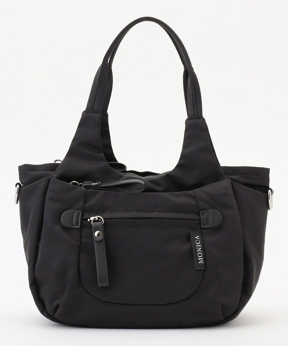 【ラ バガジェリー/LA BAGAGERIE】の【MONICA】ラウンド2WAYミニトートバッグ インテリア・キッズ・メンズ・レディースファッション・服の通販 founy(ファニー) ファッション Fashion レディースファッション Fashion for Women バッグ Bags スマート Smart, Elegant ポケット Pocket, Pocket Detail マグネット Magnet, Magnetic Closure ラウンド Round, Round Neck 軽量 Lightweight, Ultra Light ブラック|ID: prp329100004800210 ipo3291000000034826684