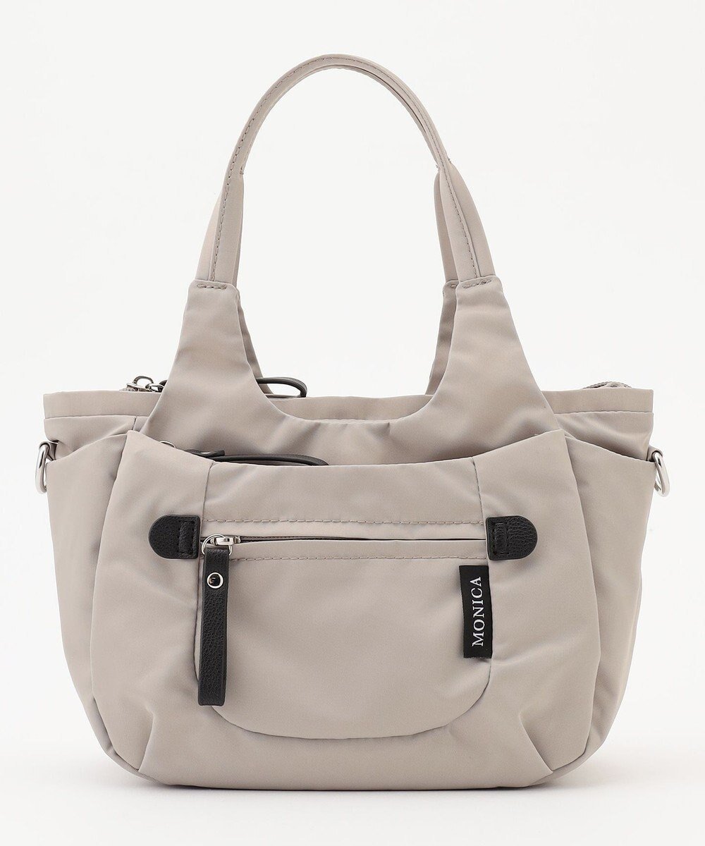 【ラ バガジェリー/LA BAGAGERIE】の【MONICA】ラウンド2WAYミニトートバッグ インテリア・キッズ・メンズ・レディースファッション・服の通販 founy(ファニー) ファッション Fashion レディースファッション Fashion for Women バッグ Bags スマート Smart, Elegant ポケット Pocket, Pocket Detail マグネット Magnet, Magnetic Closure ラウンド Round, Round Neck 軽量 Lightweight, Ultra Light ライトグレー|ID: prp329100004800210 ipo3291000000034826685
