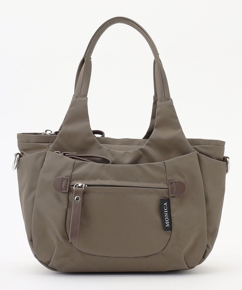 【ラ バガジェリー/LA BAGAGERIE】の【MONICA】ラウンド2WAYミニトートバッグ インテリア・キッズ・メンズ・レディースファッション・服の通販 founy(ファニー) ファッション Fashion レディースファッション Fashion for Women バッグ Bags スマート Smart, Elegant ポケット Pocket, Pocket Detail マグネット Magnet, Magnetic Closure ラウンド Round, Round Neck 軽量 Lightweight, Ultra Light カーキ|ID: prp329100004800210 ipo3291000000034826690