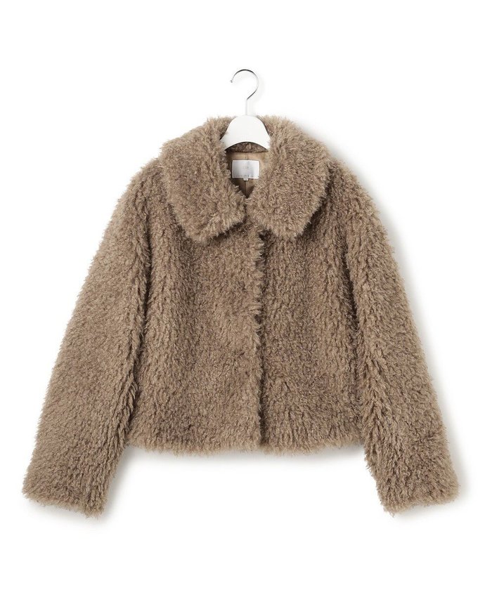 【23区/NIJYUSANKU】の【GOLD LABEL】カーリーニードルファー ブルゾン インテリア・キッズ・メンズ・レディースファッション・服の通販 founy(ファニー) https://founy.com/ ファッション Fashion レディースファッション Fashion for Women アウター Coat / Outerwear Collection レディースジャケット・軽アウター Jackets ブルゾンジャケット・スポーティアウター Blouson Jackets コレクション Collection, Seasonal Line シンプル Simple, Minimal ジャケット Jacket, Outerwear スマート Smart, Elegant フロント Front, Front Design ブルゾン Blouson, Bomber Jacket 防寒 Cold Protection, Winter-Ready A/W・秋冬 Autumn/Winter 冬 Winter / This Winter エレガント 上品 Elegant 2025年 2025 2025-2026秋冬・A/W Autumn/Winter 2025–26 AW25–26 |ID: prp329100004800222 ipo3291000000035698259