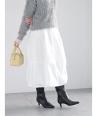 【テチチ/Te chichi】のピーチタフタバルーンスカート ホワイト|ID: prp329100004800237 ipo3291000000035409690