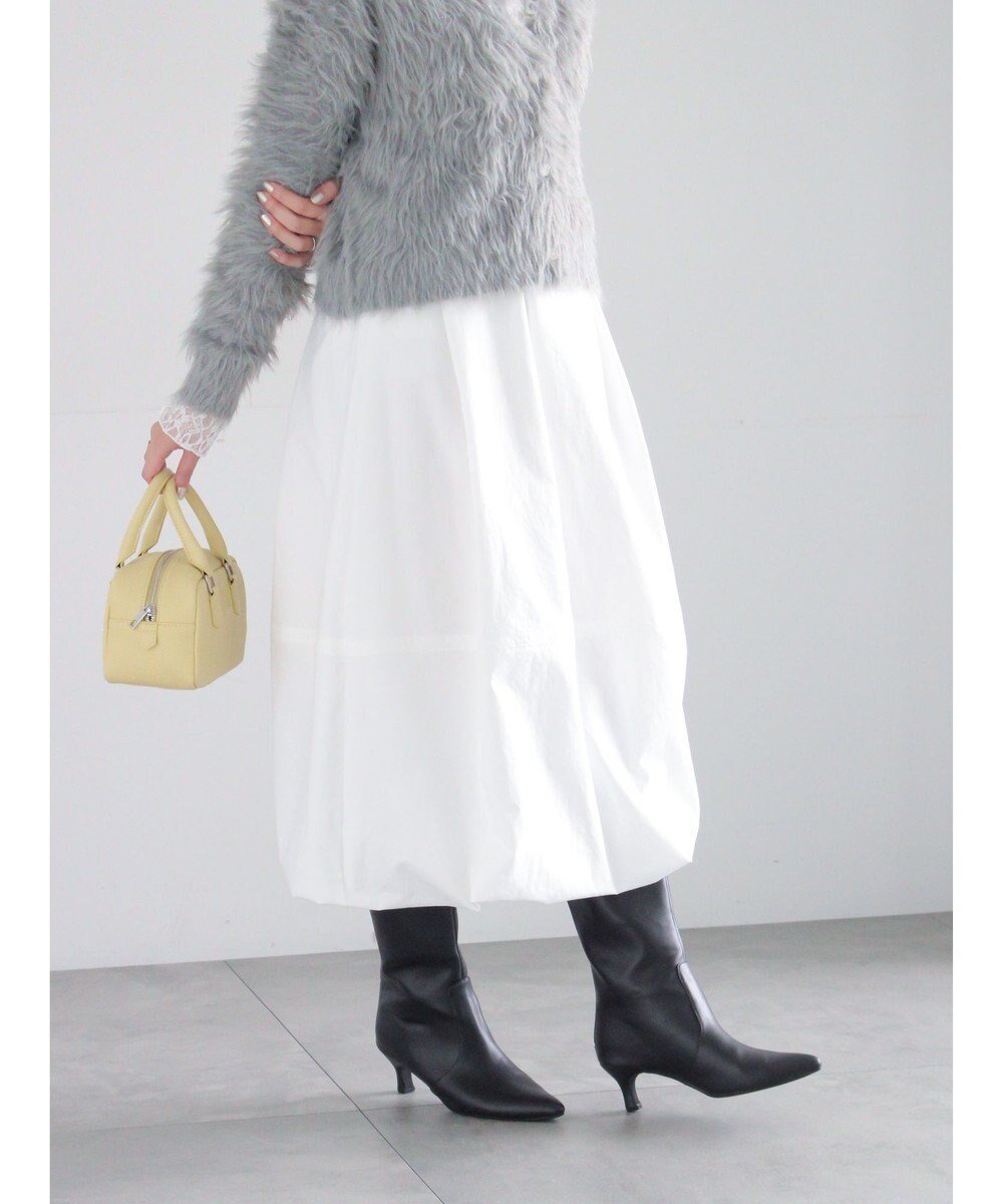 【テチチ/Te chichi】のピーチタフタバルーンスカート インテリア・キッズ・メンズ・レディースファッション・服の通販 founy(ファニー) 　ファッション　Fashion　レディースファッション　Fashion for Women　スカート　Skirts　シンプル　Simple, Minimal　ストレッチ　Stretch, Stretchy Fabric　タフタ　Taffeta, Structured Fabric　バルーン　Balloon, Balloon Silhouette　ピーチ　Peach, Soft Touch　エレガント 上品　Elegant　夏　Summer　S/S・春夏　SS, Spring/Summer, Warm Season　A/W・秋冬　Autumn/Winter　ホワイト|ID: prp329100004800237 ipo3291000000035409690