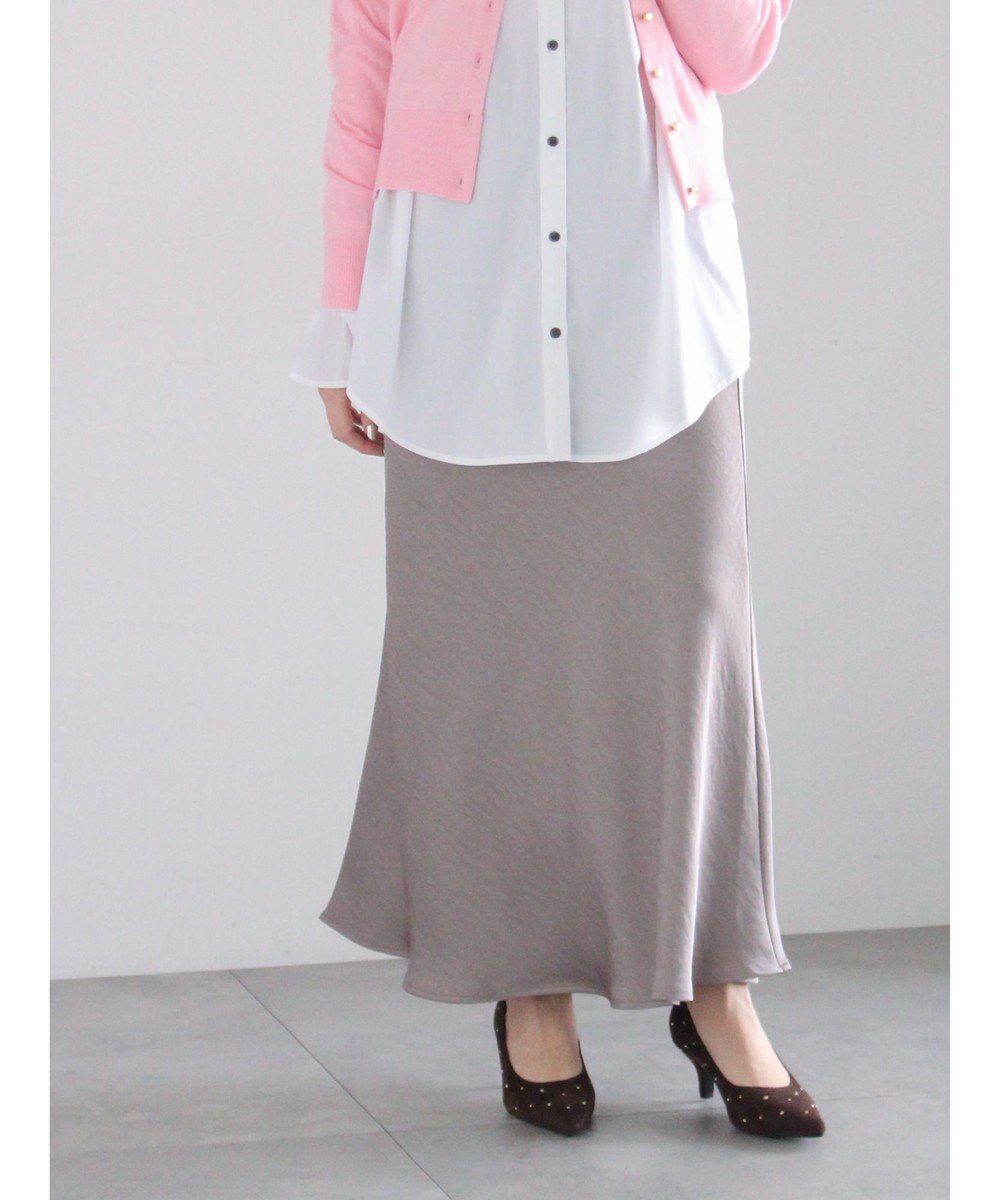 【テチチ/Te chichi】のヴィンテージサテンナロースカート インテリア・キッズ・メンズ・レディースファッション・服の通販 founy(ファニー) 　ファッション　Fashion　レディースファッション　Fashion for Women　スカート　Skirts　スウェット / スエット　Sweatshirt, Sweatwear　エレガント 上品　Elegant　夏　Summer　S/S・春夏　SS, Spring/Summer, Warm Season　A/W・秋冬　Autumn/Winter　ビジネス 仕事 通勤　Business / Work / Commuting　モカ|ID: prp329100004800238 ipo3291000000034826825