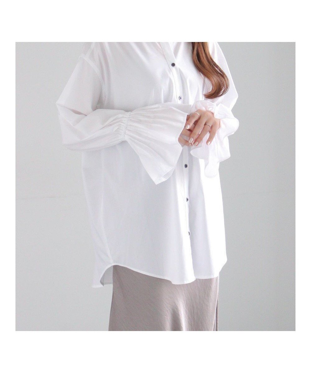 【テチチ/Te chichi】のピンタックフレアカフスシャツ 人気、トレンドファッション・服の通販 founy(ファニー) ファッション Fashion レディースファッション Fashion for Women トップス・カットソー Cut & Sew Tops シャツ・ブラウス・オフィスカジュアル Elegant Blouses & Button-Ups おすすめ Recommended / Our Picks カフス Cuff Design スラックス Slacks, Dress Pants デニム Denim, Jeans Material フロント Front, Front Design エレガント 上品 Elegant 夏 Summer S/S・春夏 SS, Spring/Summer, Warm Season A/W・秋冬 Autumn/Winter other-1|ID: prp329100004800241 ipo3291000000034826836