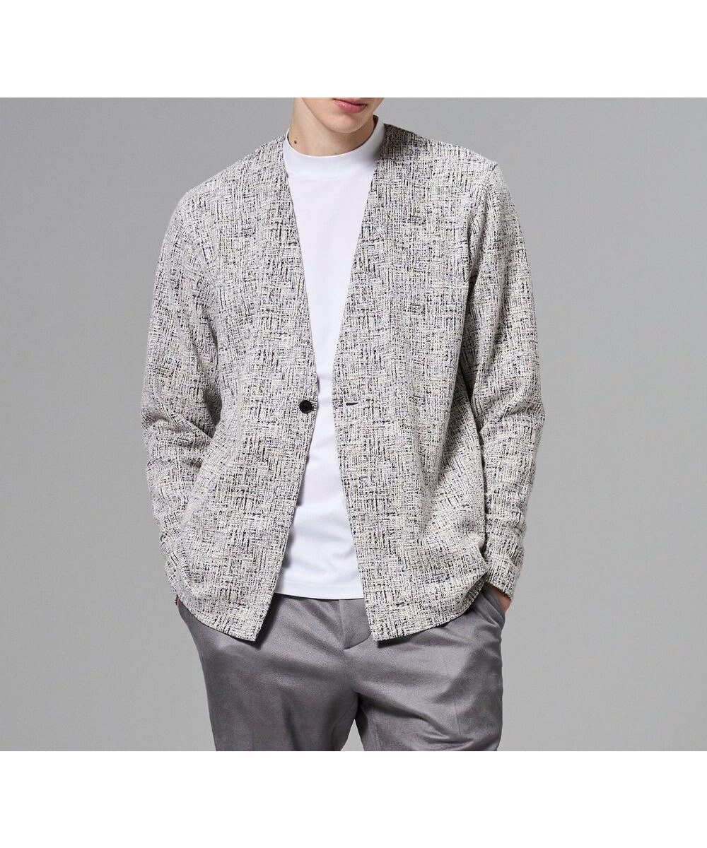 【ジョゼフ オム/JOSEPH HOMME / MEN】の【イージーケア】パフィーチェックジャージー カーディガン 人気、トレンドファッション・服の通販 founy(ファニー) ファッション Fashion メンズファッション Fashion for Men トップス・カットソー Cut & Sew Tops カーディガン / 羽織り Cardigans メンズシャツ Shirts カットソー Cut and Sewn Top カーディガン Cardigan, Knitwear シンプル Simple, Minimal チェック Check, Plaid, Tartan リラックス Relax, Relaxed Fit 夏 Summer S/S・春夏 SS, Spring/Summer, Warm Season A/W・秋冬 Autumn/Winter other-1|ID: prp329100004801436 ipo3291000000034836340