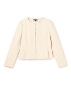 【トッカ/TOCCA】のTIMELESS RHAPSODY ジャケット 人気、トレンドファッション・服の通販 founy(ファニー) ファッション Fashion レディースファッション Fashion for Women アウター Coat / Outerwear Collection レディースジャケット・軽アウター Jackets ノーカラージャケット / シンプル上品コーデ Collarless Jackets シェイプ Shape, Slim Fit ジャケット Jacket, Outerwear ドレス Dress, One-Piece フォーマル Formal, Dressy 夏 Summer S/S・春夏 SS, Spring/Summer, Warm Season A/W・秋冬 Autumn/Winter thumbnail ベージュ系|ID: prp329100004801456 ipo3291000000034836444