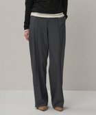 【エイトン/ATON】のWOOL TROPICAL ピンタックイージーパンツ 人気、トレンドファッション・服の通販 founy(ファニー) ファッション Fashion レディースファッション Fashion for Women パンツ Pants & Trousers ジャケット Jacket, Outerwear スラックス Slacks, Dress Pants センター Center, Center Line リラックス Relax, Relaxed Fit 夏 Summer 春 Spring S/S・春夏 SS, Spring/Summer, Warm Season thumbnail TOP GRAY|ID: prp329100004801471 ipo3291000000034836505