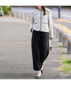 【エニィ スィス/any SiS】の【セットアップ対応】セレモニーダブルクロス ワイドパンツ ブラック|ID: prp329100004801473 ipo3291000000034836512