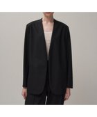 【エイトン/ATON】のWOOL TROPICAL ノーカラージャケット 人気、トレンドファッション・服の通販 founy(ファニー) ファッション Fashion レディースファッション Fashion for Women アウター Coat / Outerwear Collection レディースジャケット・軽アウター Jackets ノーカラージャケット / シンプル上品コーデ Collarless Jackets ジャケット Jacket, Outerwear ポケット Pocket, Pocket Detail 夏 Summer 春 Spring S/S・春夏 SS, Spring/Summer, Warm Season thumbnail BLACK|ID: prp329100004801474 ipo3291000000034836515