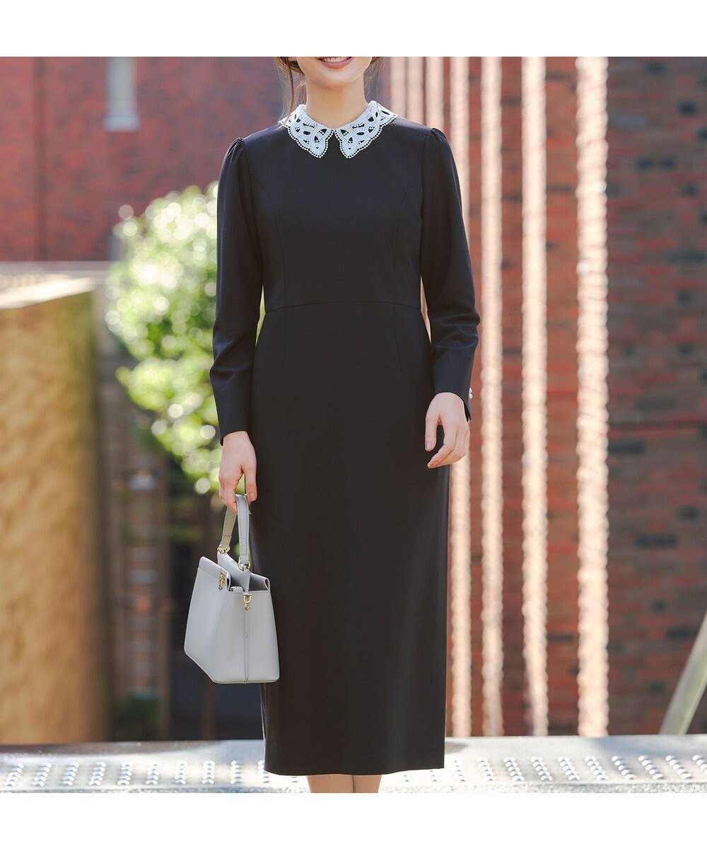 【エニィ スィス/any SiS】の【2WAY】セレモニーダブルクロス ワンピース 人気、トレンドファッション・服の通販 founy(ファニー) 　ファッション　Fashion　レディースファッション　Fashion for Women　ワンピース　Dresses　アクセサリー　Fashion Accessories　オケージョン　Occasion Wear　春　Spring　ジャケット　Jacket, Outerwear　ストレッチ　Stretch, Stretchy Fabric　スリーブ　Sleeve, Long Sleeve / Short Sleeve　ダブル　Double, Double-Breasted　テーラード　Tailored, Tailored Fit　定番　Standard, Basic Item　ネックレス　Necklace, Pendant Necklace　人気　Popular, Best Seller　パール　Pearl, Pearl Accent　ポケット　Pocket, Pocket Detail　レース　Lace, Lace Fabric　ワイド　Wide, Wide Fit　S/S・春夏　SS, Spring/Summer, Warm Season　おすすめ　Recommended / Our Picks　夏　Summer　エレガント 上品　Elegant　セレモニー　Ceremony　新作・新入荷　New Arrivals / New In　 other-1|ID: prp329100004801475 ipo3291000000034981598