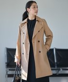 【アイシービー/iCB】の【2WAY仕様】メモリーストレッチタフタ トレンチコート アプリコットベージュ|ID: prp329100004801476 ipo3291000000036378331
