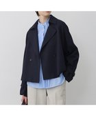 【アイシービー/iCB】の【先行予約】 ミックスブッチャー ショートトレンチコート ネイビー|ID: prp329100004801478 ipo3291000000034836527