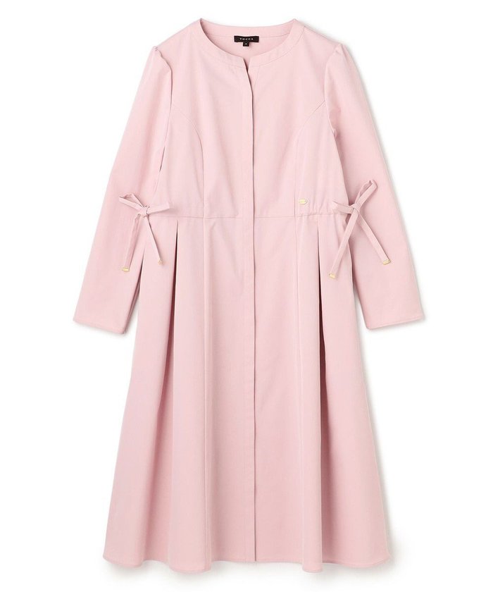 【トッカ/TOCCA】のROSE CHEEK 2WAY ドレス&コート インテリア・キッズ・メンズ・レディースファッション・服の通販 founy(ファニー) https://founy.com/ ファッション Fashion レディースファッション Fashion for Women アウター Coat / Outerwear Collection コート・ロングコート・ピーコート Long Coats, Peacoats & More ワンピース Dresses フォーマル・パーティードレス・結婚式用ドレス Elegant & Casual Dresses シンプル Simple, Minimal ドレス Dress, One-Piece フォルム Silhouette, Form フロント Front, Front Design リボン Ribbon, Bow ローズ Rose, Rose Motif エレガント 上品 Elegant 夏 Summer S/S・春夏 SS, Spring/Summer, Warm Season A/W・秋冬 Autumn/Winter |ID: prp329100004801479 ipo3291000000034836529
