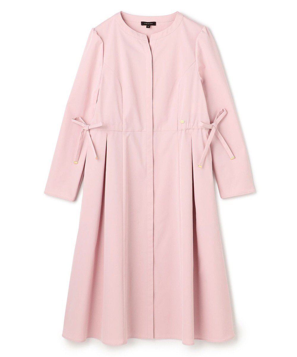 【トッカ/TOCCA】のROSE CHEEK 2WAY ドレス&コート インテリア・キッズ・メンズ・レディースファッション・服の通販 founy(ファニー) ファッション Fashion レディースファッション Fashion for Women アウター Coat / Outerwear Collection コート・ロングコート・ピーコート Long Coats, Peacoats & More ワンピース Dresses フォーマル・パーティードレス・結婚式用ドレス Elegant & Casual Dresses シンプル Simple, Minimal ドレス Dress, One-Piece フォルム Silhouette, Form フロント Front, Front Design リボン Ribbon, Bow ローズ Rose, Rose Motif エレガント 上品 Elegant 夏 Summer S/S・春夏 SS, Spring/Summer, Warm Season A/W・秋冬 Autumn/Winter ピンク系|ID: prp329100004801479 ipo3291000000034836530