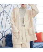 【ティアクラッセ/Tiaclasse】のふわもちニュアンス配色ニットカーディガン アイボリー|ID: prp329100004801485 ipo3291000000034836552