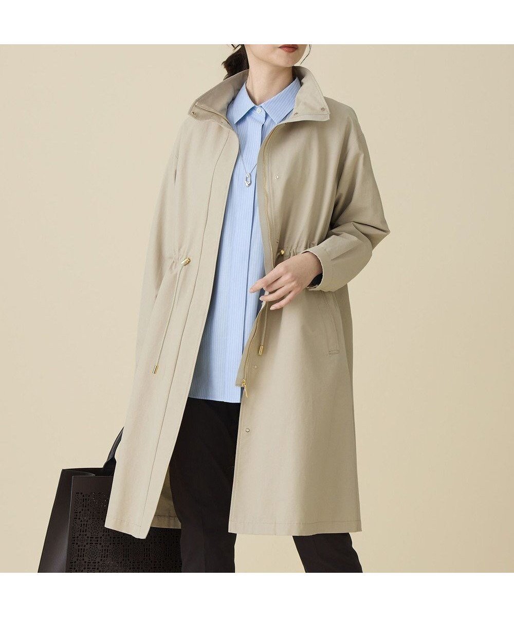 【自由区/JIYU-KU】のコットンナイロンタッサースタンドカラー コート インテリア・キッズ・メンズ・レディースファッション・服の通販 founy(ファニー) ファッション Fashion レディースファッション Fashion for Women アウター Coat / Outerwear Collection コート・ロングコート・ピーコート Long Coats, Peacoats & More レディースジャケット・軽アウター Jackets インナー Innerwear 春 Spring 秋 Autumn ジャケット Jacket, Outerwear スタンド Stand Collar, Upright Stand タフタ Taffeta, Structured Fabric バランス Balance, Style Balance ブルゾン Blouson, Bomber Jacket ライナー Liner, Inner Layer S/S・春夏 SS, Spring/Summer, Warm Season 夏 Summer エレガント 上品 Elegant ベージュ|ID: prp329100004801486 ipo3291000000034836556