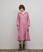 【グレース コンチネンタル/GRACE CONTINENTAL】のケミカルレースニットワンピース ピンク|ID: prp329100004801494 ipo3291000000034836578