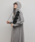 【グレース コンチネンタル/GRACE CONTINENTAL】のケミカルレースニットワンピース グレー|ID: prp329100004801494 ipo3291000000034836579