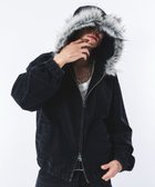 【ウィゴー/WEGO】の【ユニセックス着用ITEM】ファーフードスラッシュデニムブルゾン デニムブラックソノタ|ID: prp329100004802826 ipo3291000000035202495