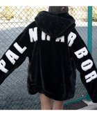 【ウィゴー/WEGO】の【ユニセックス着用ITEM/MLサイズ展開】エコファーグラフィックブルゾン ブラック|ID: prp329100004802828 ipo3291000000035629785