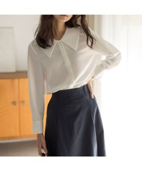 【組曲/KUMIKYOKU】 ショールカラー ブラウス人気、トレンドファッション・服の通販 founy(ファニー) ファッション Fashion レディースファッション Fashion for Women トップス・カットソー Cut & Sew Tops シャツ・ブラウス・オフィスカジュアル Elegant Blouses & Button-Ups カフス Cuff Design ショール Shawl, Wrap トレンド Trend, Trending Now ドレープ Drape, Draping Fabric パウダー Powder, Soft Tone ロング Long, Long-Length エレガント 上品 Elegant 夏 Summer 春 Spring S/S・春夏 SS, Spring/Summer, Warm Season |ID:prp329100004802842