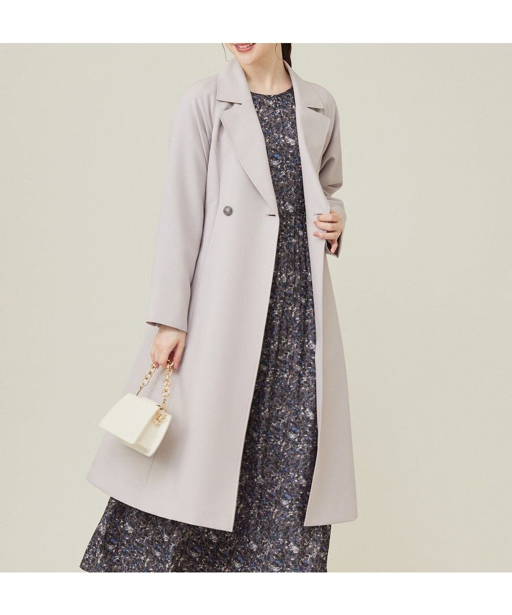 【エニィ スィス/any SiS】の【洗える】ライトミディ トレンチコート インテリア・キッズ・メンズ・レディースファッション・服の通販 founy(ファニー) 　ファッション　Fashion　レディースファッション　Fashion for Women　アウター　Coat / Outerwear Collection　コート・ロングコート・ピーコート　Long Coats, Peacoats & More　レディースジャケット・軽アウター　Jackets　トレンチコート / 春秋の定番アウター　Trench Coats　クラシカル　Classical, Vintage-Inspired　ジャケット　Jacket, Outerwear　スリーブ　Sleeve, Long Sleeve / Short Sleeve　チェスター　Chester, Chester Coat　バランス　Balance, Style Balance　フロント　Front, Front Design　洗える　Machine Washable　A/W・秋冬　Autumn/Winter　ライトグレー|ID: prp329100004802844 ipo3291000000036279833