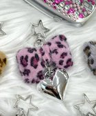 【ウィゴー/WEGO】のレオパードリボンキーホルダー ピンク|ID: prp329100004802854 ipo3291000000034846313