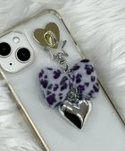 【ウィゴー/WEGO】のレオパードリボンキーホルダー パープル|ID: prp329100004802854 ipo3291000000034846314