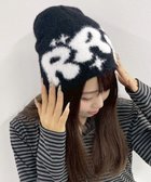 【ウィゴー/WEGO】のRRWロゴシャギーニットワッチ ブラック|ID: prp329100004802857 ipo3291000000035409478