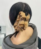 【ウィゴー/WEGO】のLファーレオパードスクエアバンス ブラウン|ID: prp329100004802860 ipo3291000000034846340