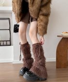 【ウィゴー/WEGO】のシャギーレッグカバー ブラウン|ID: prp329100004802861 ipo3291000000034846345