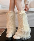 【ウィゴー/WEGO】のシャギーレッグカバー オフホワイト|ID: prp329100004802861 ipo3291000000034846346