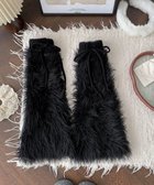 【ウィゴー/WEGO】のシャギーレッグカバー ブラック|ID: prp329100004802861 ipo3291000000034846348