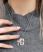 【ウィゴー/WEGO】のLラインストーンダイカットネックレス 柄1|ID: prp329100004802870 ipo3291000000034846382