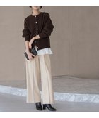 【エニィ スィス/any SiS】のセンタープレスメランジ パンツ ライトベージュ|ID: prp329100004802875 ipo3291000000035126617