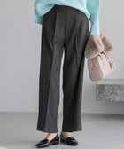 【エニィ スィス/any SiS】のセンタープレスメランジ パンツ チャコール|ID: prp329100004802875 ipo3291000000035635140