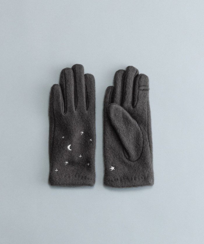 【オルクベット/ORuKuBET / KIDS】の夜空刺繍ジャージグローブ(KIDS)【タッチパネル対応】 インテリア・キッズ・メンズ・レディースファッション・服の通販 founy(ファニー) https://founy.com/ ファッション Fashion キッズファッション Fashion for Kids アクリル Acrylic Material スマート Smart, Elegant スリット Slit, Slit Detail A/W・秋冬 Autumn/Winter |ID: prp329100004803952 ipo3291000000034854116