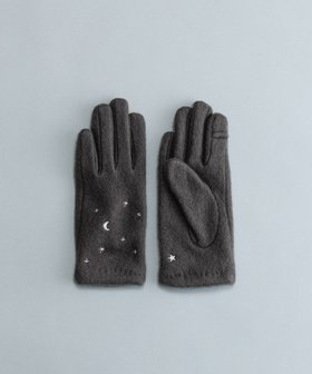 【オルクベット/ORuKuBET / KIDS】の夜空刺繍ジャージグローブ(KIDS)【タッチパネル対応】 人気、トレンドファッション・服の通販 founy(ファニー) ファッション Fashion キッズファッション Fashion for Kids アクリル Acrylic Material スマート Smart, Elegant スリット Slit, Slit Detail A/W・秋冬 Autumn/Winter |ID:prp329100004803952