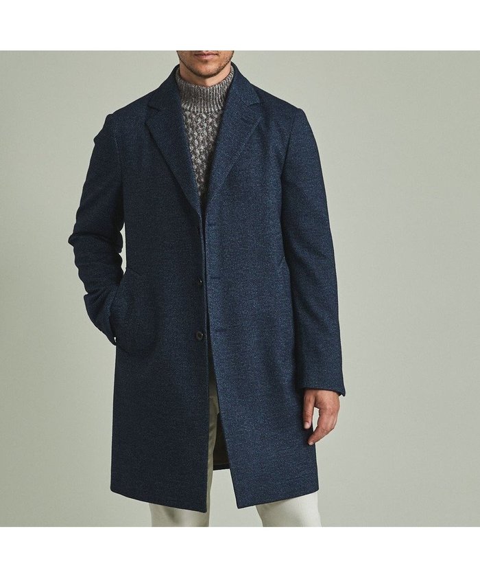 【五大陸/gotairiku / MEN】の【AIRY MOVE】T/Wジャージーリラックスチェスター コート インテリア・キッズ・メンズ・レディースファッション・服の通販 founy(ファニー) https://founy.com/ ファッション Fashion メンズファッション Fashion for Men アウター Men's Coats Outerwear シルク Silk, 100% Silk ジャケット Jacket, Outerwear ストライプ Stripe, Striped Pattern ストレッチ Stretch, Stretchy Fabric チェスターコート Chester Coat, Long Coat ボックス Boxy, Box Shape リラックス Relax, Relaxed Fit A/W・秋冬 Autumn/Winter ビジネス 仕事 通勤 Business / Work / Commuting |ID: prp329100004803962 ipo3291000000034854149