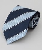 【五大陸/gotairiku / MEN】のGOTAIRIKU別注【日本製】シルク ネクタイ_レジメンタル ネイビー系2|ID: prp329100004803969 ipo3291000000034854196