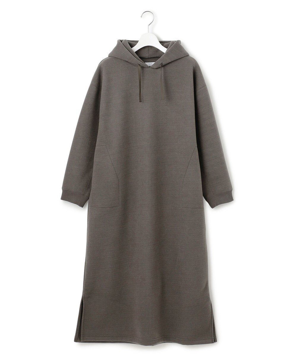【ジェイプレスヨークストリート/J.PRESS YORK STREET】の【WOMEN】NEEDLE JERSEY フード付きワンピース インテリア・キッズ・メンズ・レディースファッション・服の通販 founy(ファニー) ファッション Fashion レディースファッション Fashion for Women ワンピース Dresses シューズ Shoes, Footwear シンプル Simple, Minimal スリット Slit, Slit Detail スリーブ Sleeve, Long Sleeve / Short Sleeve トレンド Trend, Trending Now フラット Flat, Flat Shoes ブルゾン Blouson, Bomber Jacket ロング Long, Long-Length A/W・秋冬 Autumn/Winter おすすめ Recommended / Our Picks グレー系|ID: prp329100004803970 ipo3291000000034854199