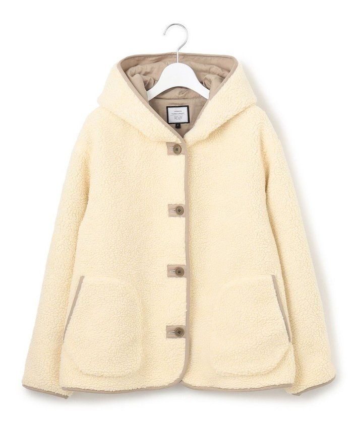 【ジェイプレスヨークストリート/J.PRESS YORK STREET】の【WOMEN】ボアアウター インテリア・キッズ・メンズ・レディースファッション・服の通販 founy(ファニー) https://founy.com/ ファッション Fashion レディースファッション Fashion for Women アウター Coat / Outerwear Collection コート・ロングコート・ピーコート Long Coats, Peacoats & More レディースジャケット・軽アウター Jackets ショート Short, Short Length ジャケット Jacket, Outerwear スウェット / スエット Sweatshirt, Sweatwear トレンド Trend, Trending Now パーカー Hoodie, Parka 防寒 Cold Protection, Winter-Ready ルーズ Loose, Oversized A/W・秋冬 Autumn/Winter おすすめ Recommended / Our Picks |ID: prp329100004803971 ipo3291000000034854202