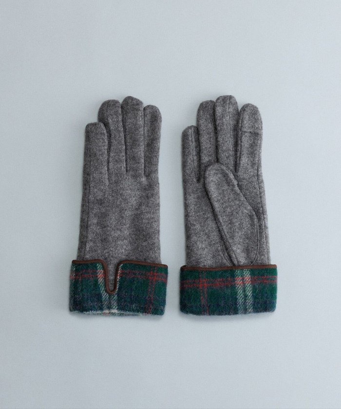 【オルクベット/ORuKuBET】のタータンチェックカフスジャージグローブ(WOMEN)【タッチパネル対応】 インテリア・キッズ・メンズ・レディースファッション・服の通販 founy(ファニー) https://founy.com/ ファッション Fashion レディースファッション Fashion for Women 手袋 Gloves & Mittens なめらか Smooth, Silky Texture アクリル Acrylic Material スマート Smart, Elegant スリット Slit, Slit Detail A/W・秋冬 Autumn/Winter |ID: prp329100004803982 ipo3291000000034854276