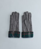 【オルクベット/ORuKuBET】のタータンチェックカフスジャージグローブ(WOMEN)【タッチパネル対応】 ダークグレー|ID: prp329100004803982 ipo3291000000034854277