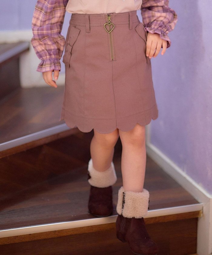 【エニィ/ANY / KIDS】のリボン ポケット スカート インテリア・キッズ・メンズ・レディースファッション・服の通販 founy(ファニー) https://founy.com/ ファッション Fashion キッズファッション Fashion for Kids スカラップ Scallop, Scalloped Edge チャーム Charm, Pendant ポケット Pocket, Pocket Detail ミニスカート Mini Skirt, Short Skirt リボン Ribbon, Bow A/W・秋冬 Autumn/Winter |ID: prp329100004804982 ipo3291000000034863791