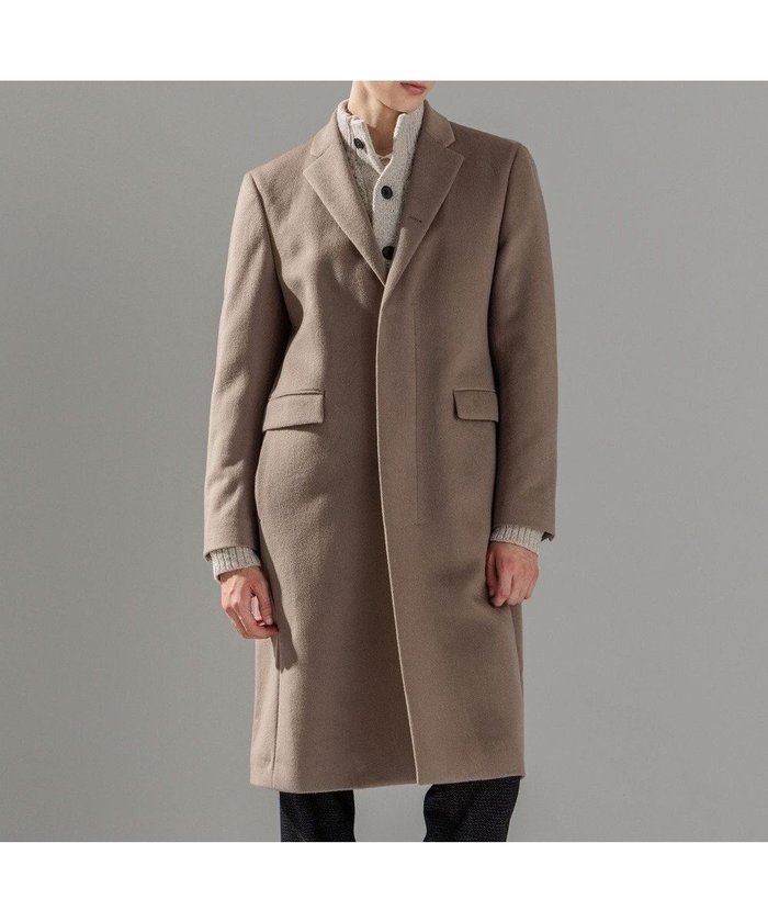 【ジョゼフ オム/JOSEPH HOMME / MEN】のグロッシーウール チェスターコート インテリア・キッズ・メンズ・レディースファッション・服の通販 founy(ファニー) https://founy.com/ ファッション Fashion メンズファッション Fashion for Men アウター Men's Coats Outerwear シェイプ Shape, Slim Fit ジャケット Jacket, Outerwear チェスターコート Chester Coat, Long Coat メルトン Melton, Heavy Wool エレガント 上品 Elegant A/W・秋冬 Autumn/Winter |ID: prp329100004804989 ipo3291000000036111743